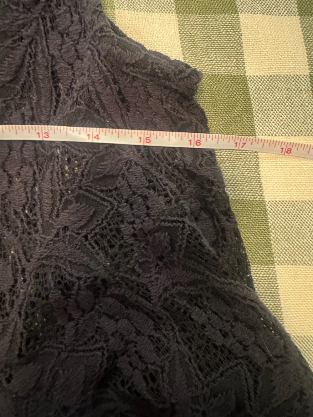 Free People Maisie Black Lace Sleeveless Peplum Top - Picture 9 of 10